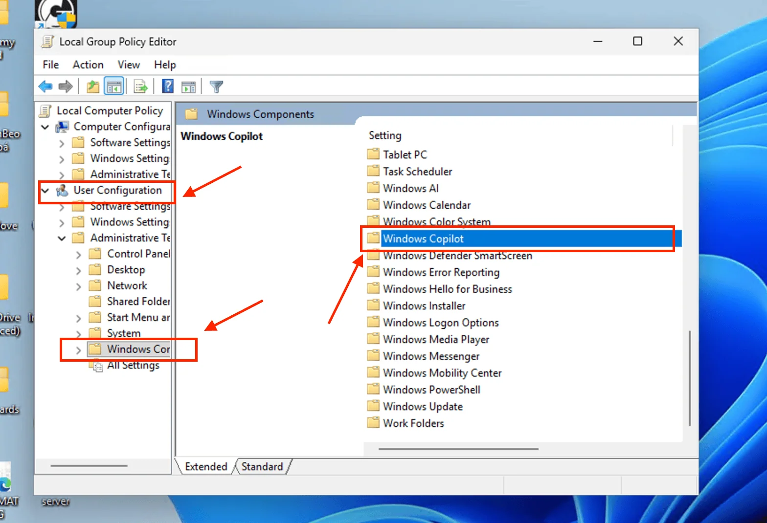 Cách 7: Vận hành qua Group Policy Editor