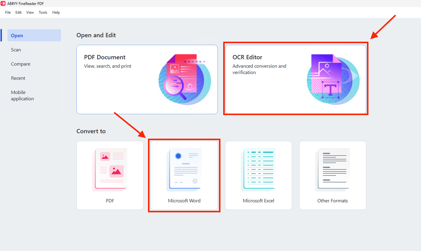 Hướng dẫn chi tiết quy trình thực hiện ABBYY chuyển PDF sang Word