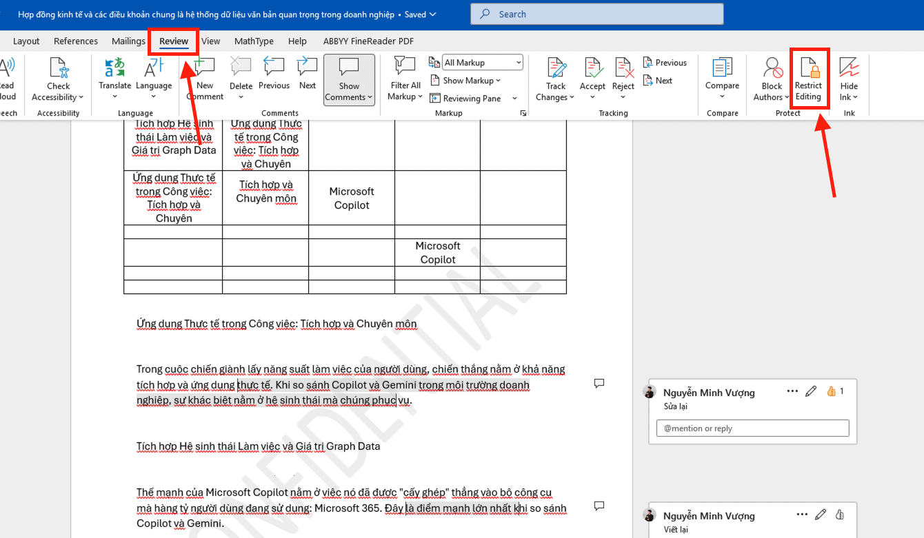 Xóa bỏ Watermark khi tài liệu bị khóa