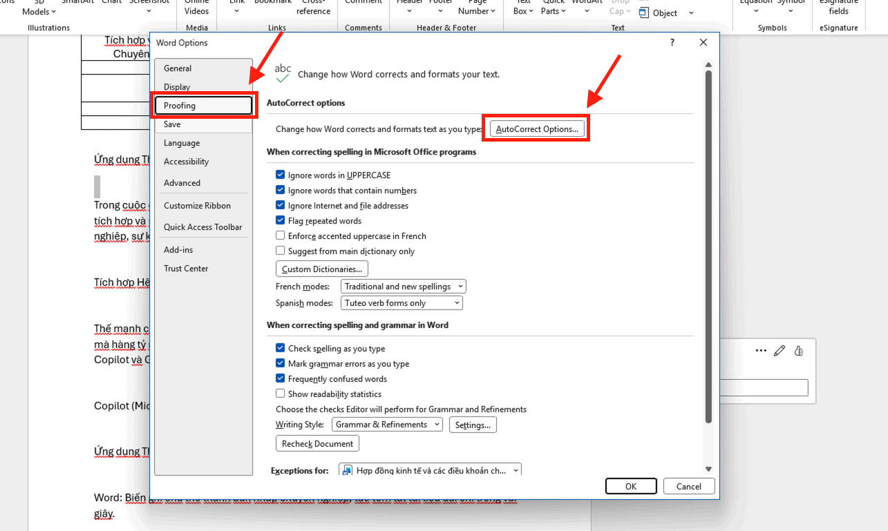 Hướng dẫn cách sửa lỗi dấu ngoặc kép trong Word bị ngược
