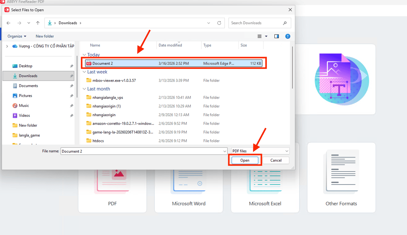 Hướng dẫn chi tiết quy trình thực hiện ABBYY chuyển PDF sang Word