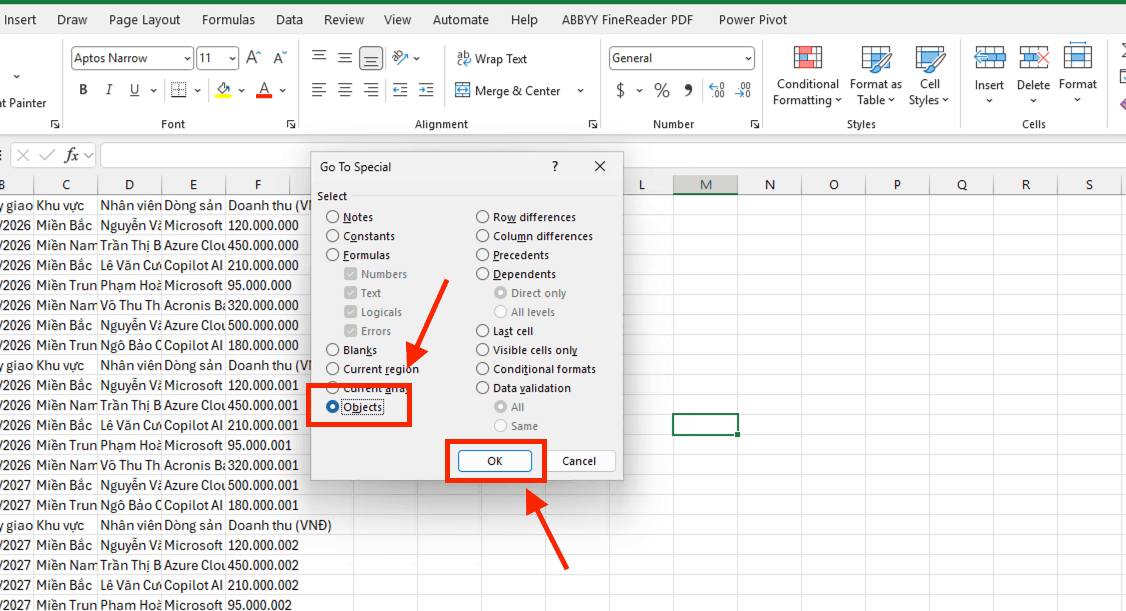 Tìm kiếm và xóa bỏ các đối tượng ẩn