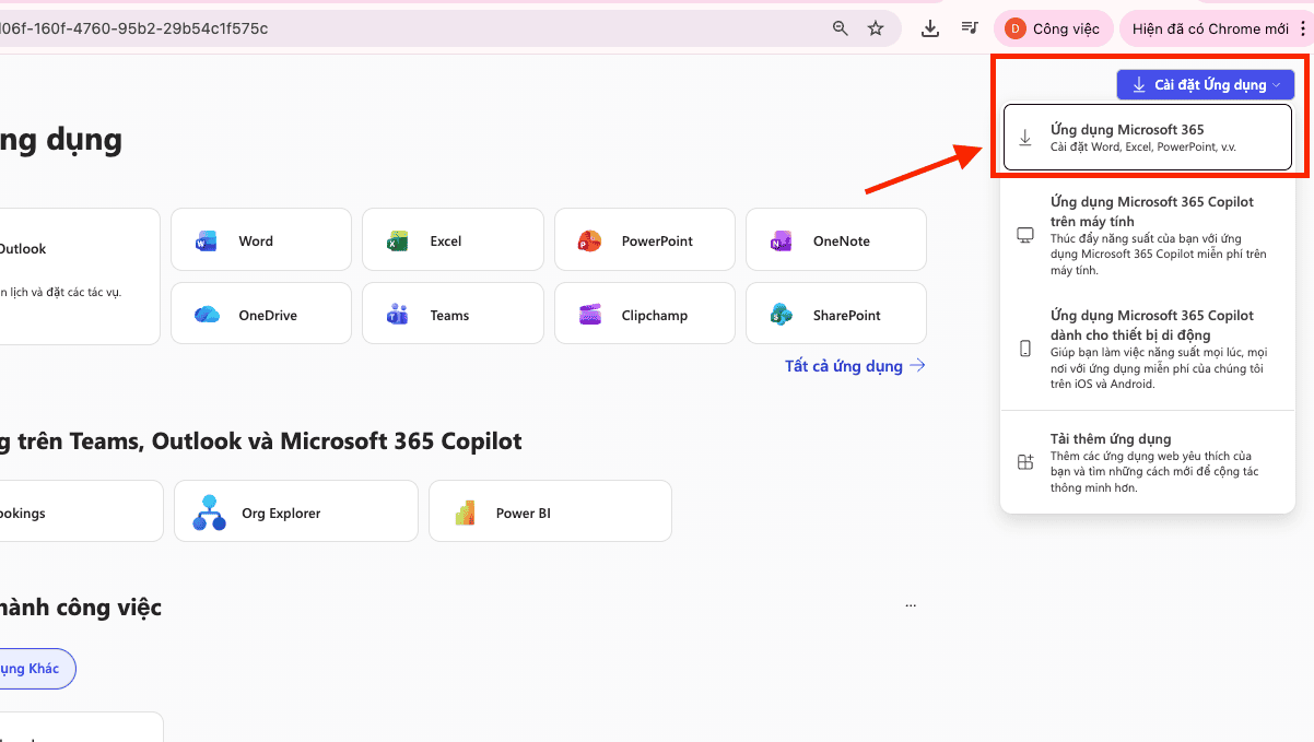 Hướng dẫn các bước tải Microsoft 365 cho Macbook đơn giản