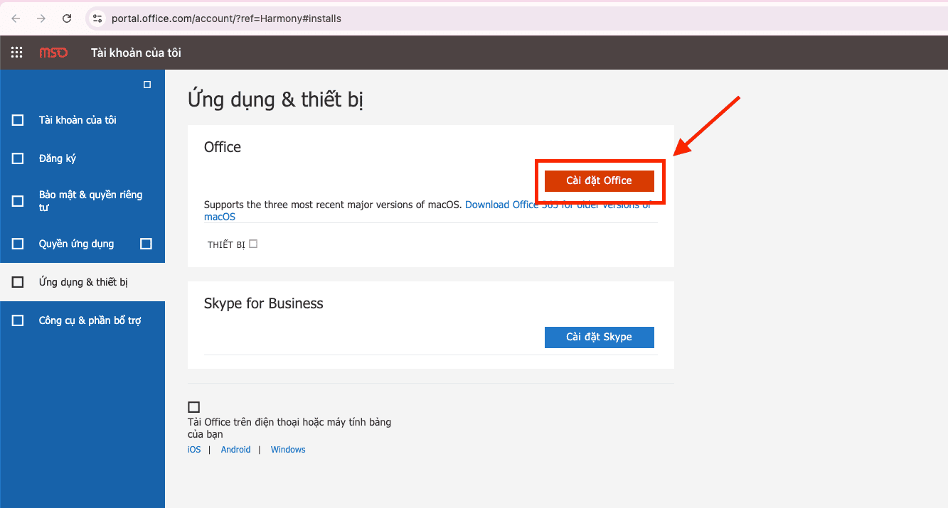 Hướng dẫn các bước tải Microsoft 365 cho Macbook đơn giản