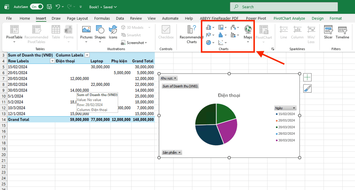 Chi tiết cách tạo Dashboard trong Excel