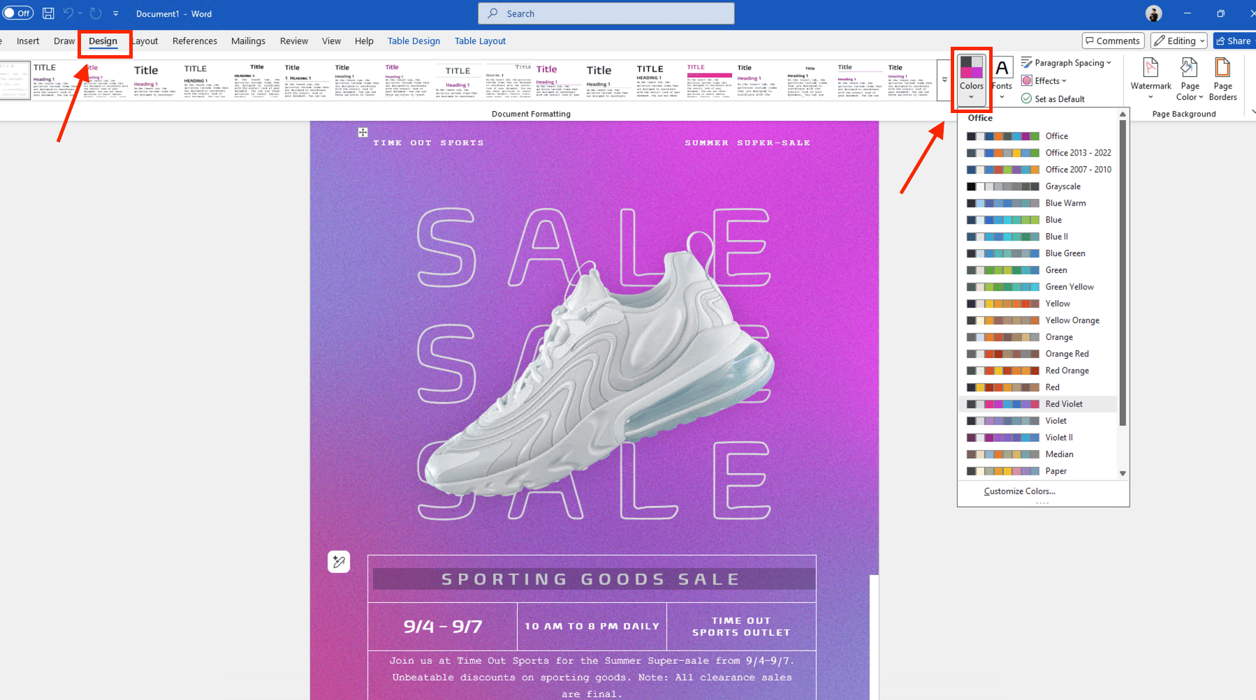 Quy trình chỉnh sửa và tùy biến mẫu theo thương hiệu