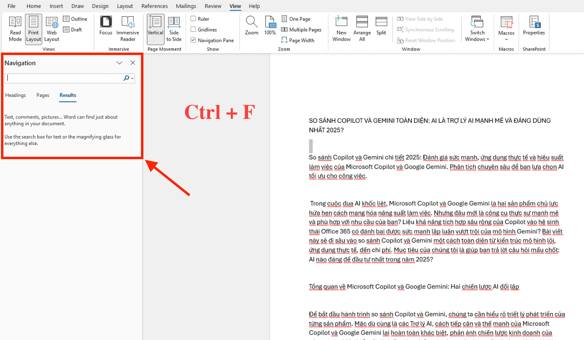 Sử dụng tổ hợp phím tắt nhanh