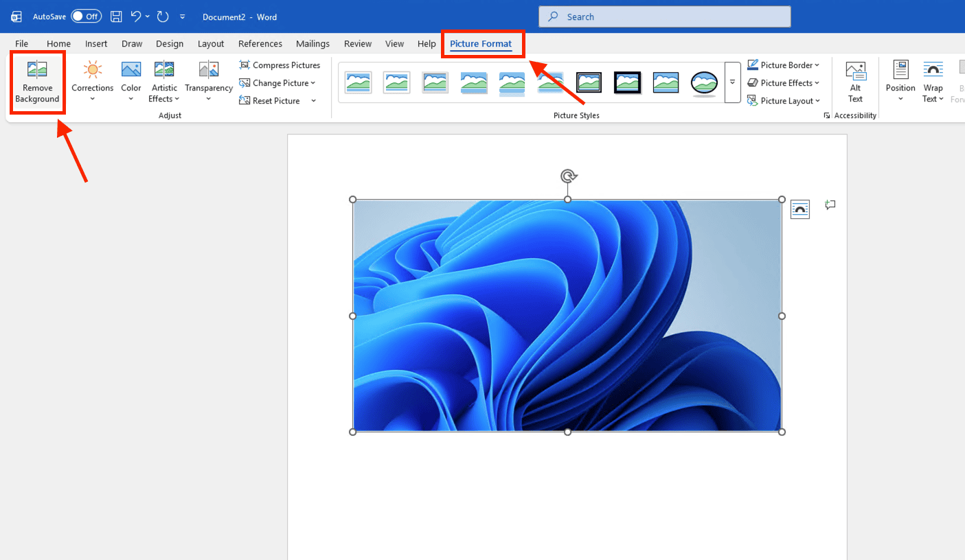 Kỹ thuật tách nền (Remove Background) trực tiếp trong Word