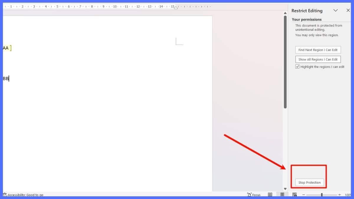 Xóa bỏ Watermark khi tài liệu bị khóa
