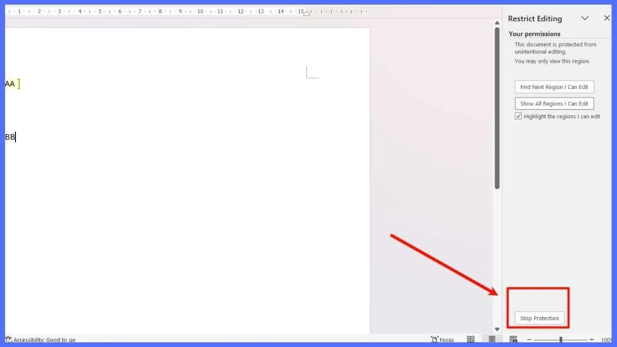 Xóa bỏ Watermark khi tài liệu bị khóa