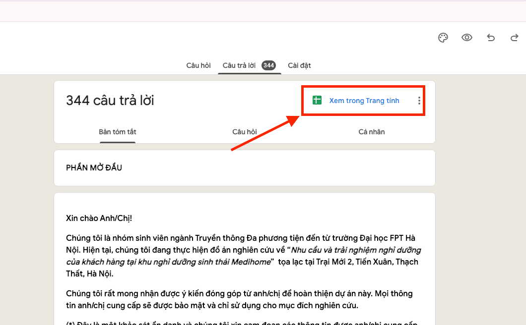 Trích xuất và đồng bộ dữ liệu sang Google Sheets