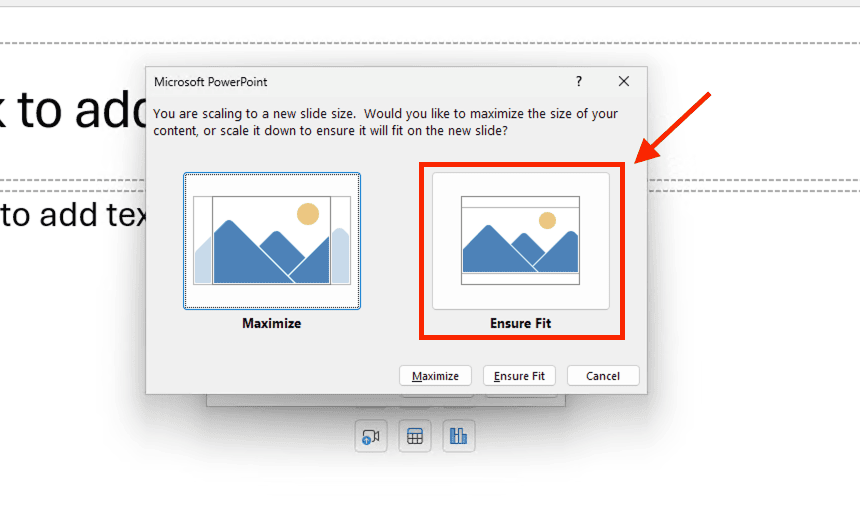 Thiết lập kích thước (Slide Size) chuẩn cho Poster