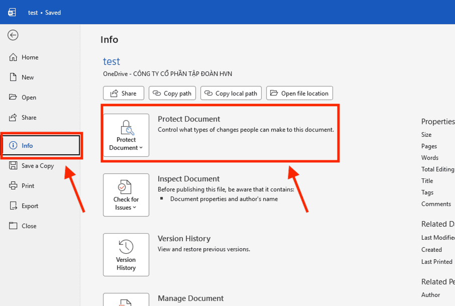 Cách đặt mật khẩu cho file Word bằng tính năng "Encrypt with Password"