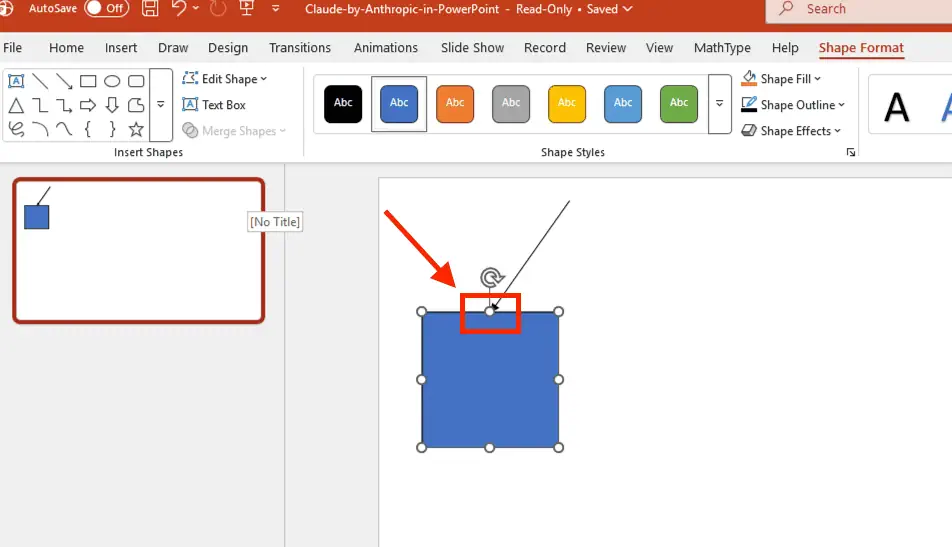 Cách làm sơ đồ tư duy trên PP thủ công bằng công cụ Shapes