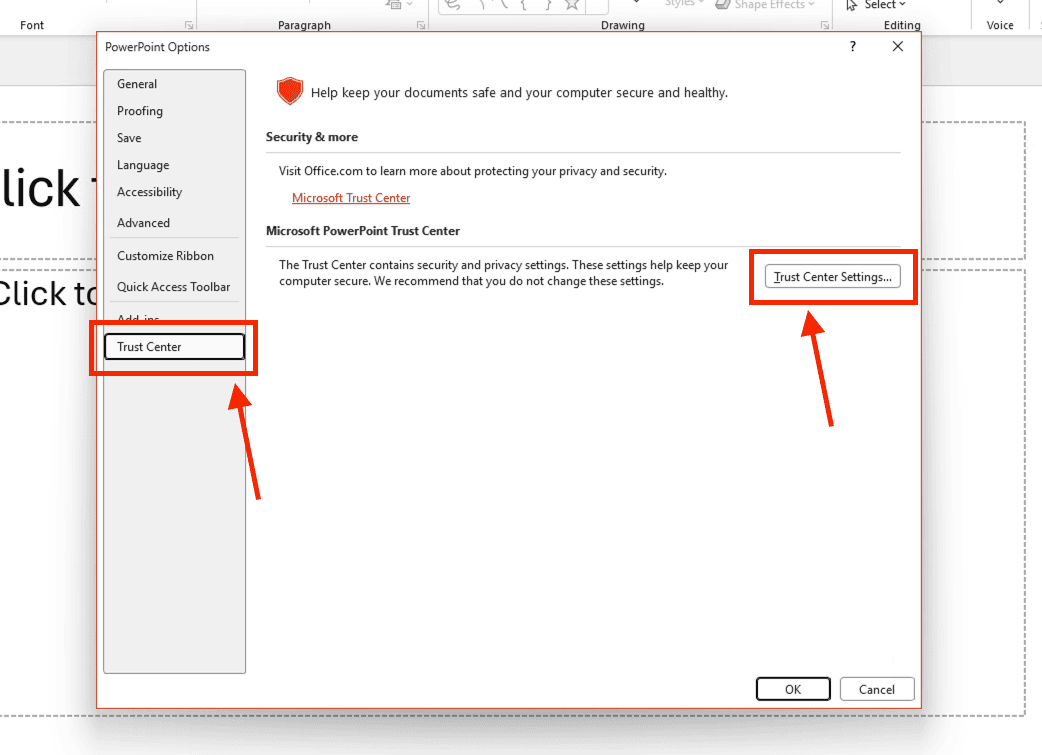 Cách mở file PowerPoint bị lỗi Repair bằng Protected View