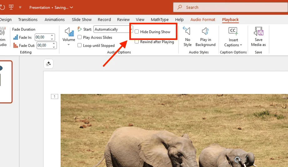 Chèn hiệu ứng âm thanh trong PowerPoint từ máy tính (MP3/WAV)
