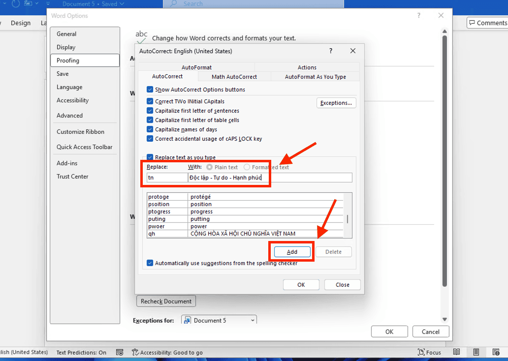 Cách tạo Quốc hiệu Tiêu ngữ tự động trong Word