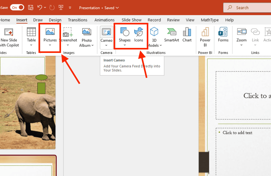 Chèn hình ảnh và các yếu tố đồ họa bổ trợ