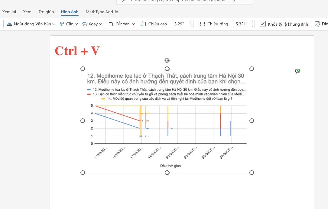Dán liên kết động vào Microsoft Word