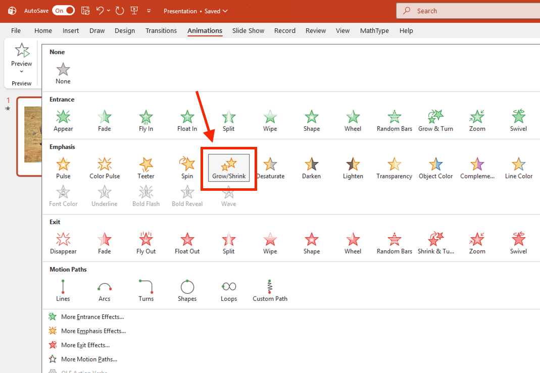 Áp dụng hiệu ứng và thực hiện xem trước (Preview)