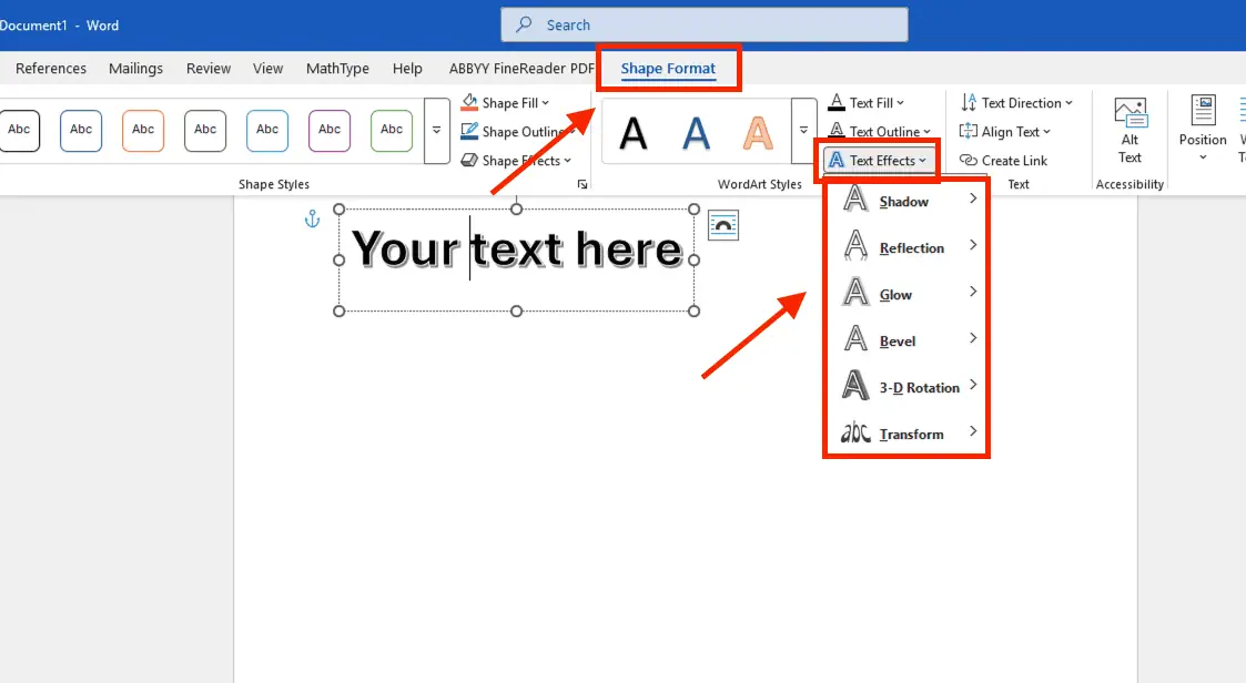 Cách xoay ngang chữ trong Word và tạo hiệu ứng với WordArt
