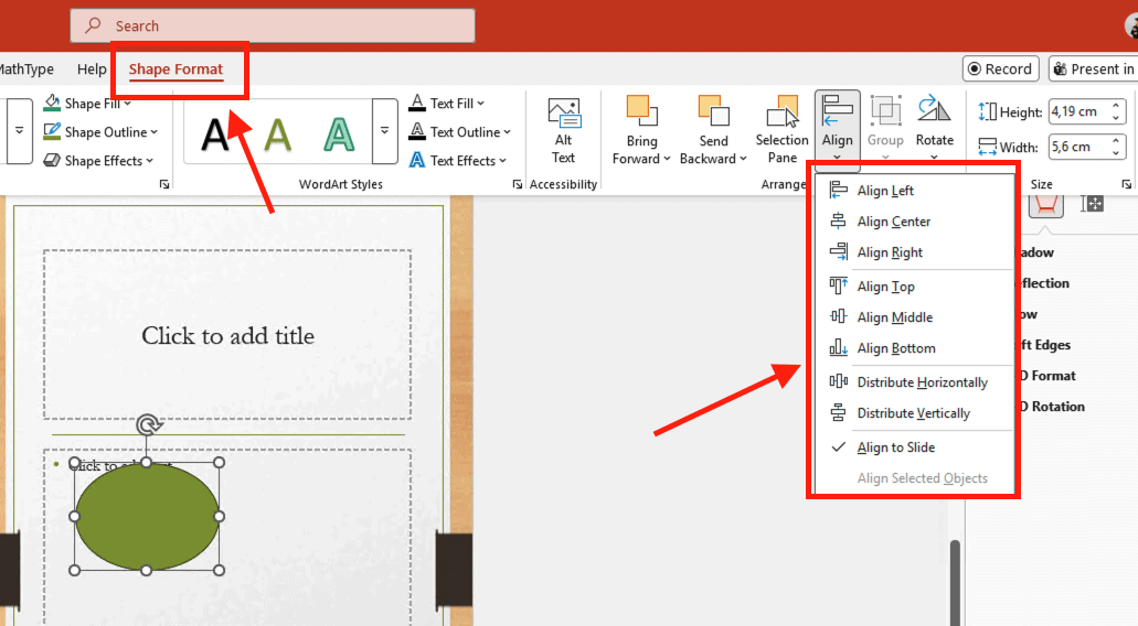Sắp xếp bố cục và căn chỉnh sự cân đối (Alignment)