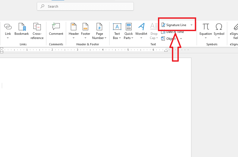Cách ký số trên file Word bằng Signature Line