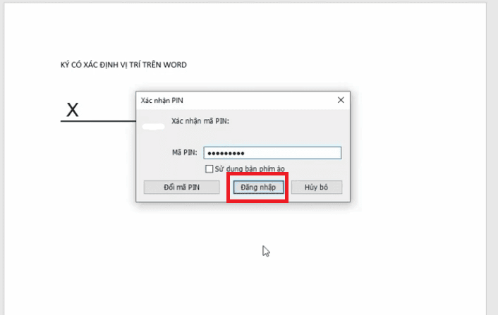 Cách ký số trên file Word bằng Signature Line
