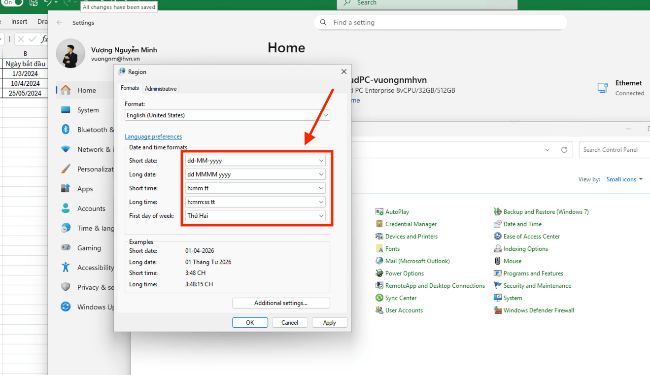 Khắc phục lỗi hiển thị #VALUE!