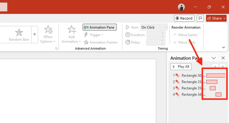 Kiểm soát thời gian bằng thanh Timeline trực quan