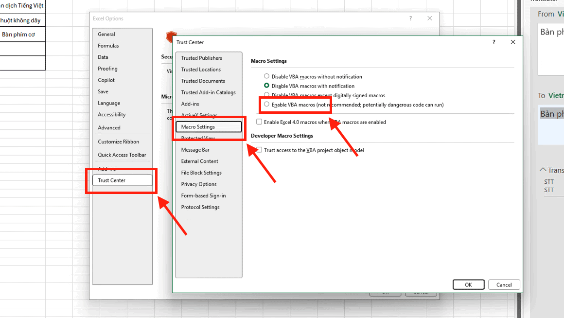 Lỗi hiển thị #NAME