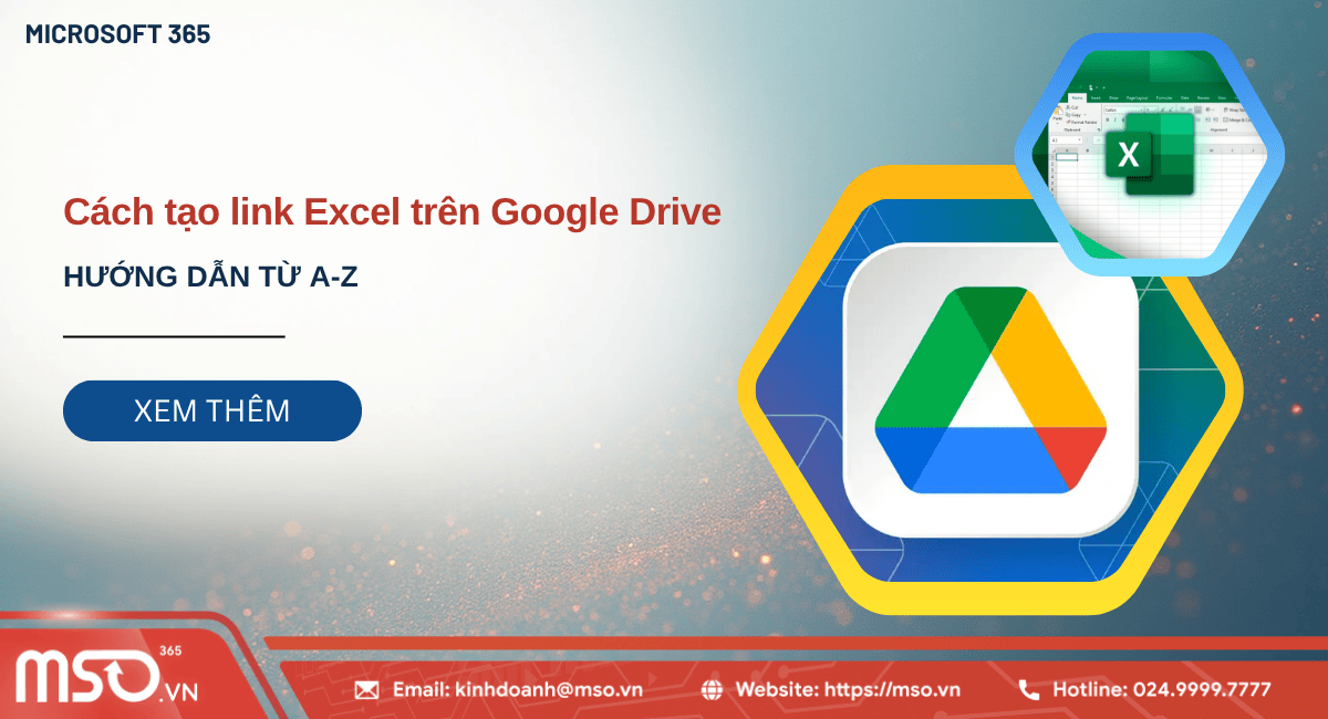 3 cách tạo link Excel trên Google Drive giúp đồng bộ hóa dữ liệu ...