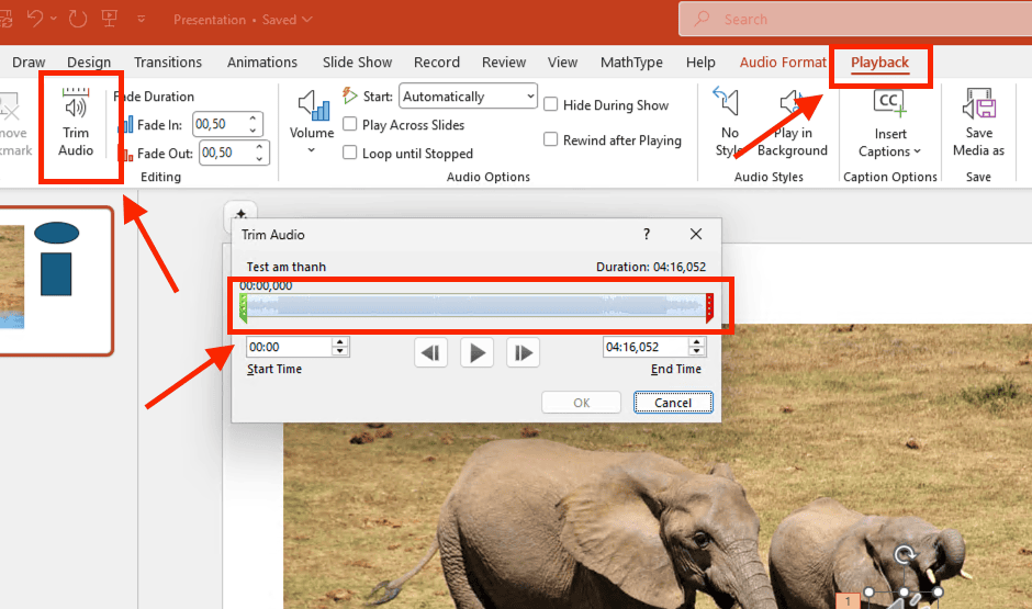 Tính năng Trim Audio (Cắt nhạc trực tiếp)