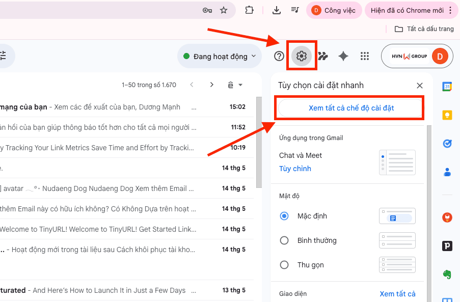 Cách tạo chữ ký trên Gmail trên máy tính