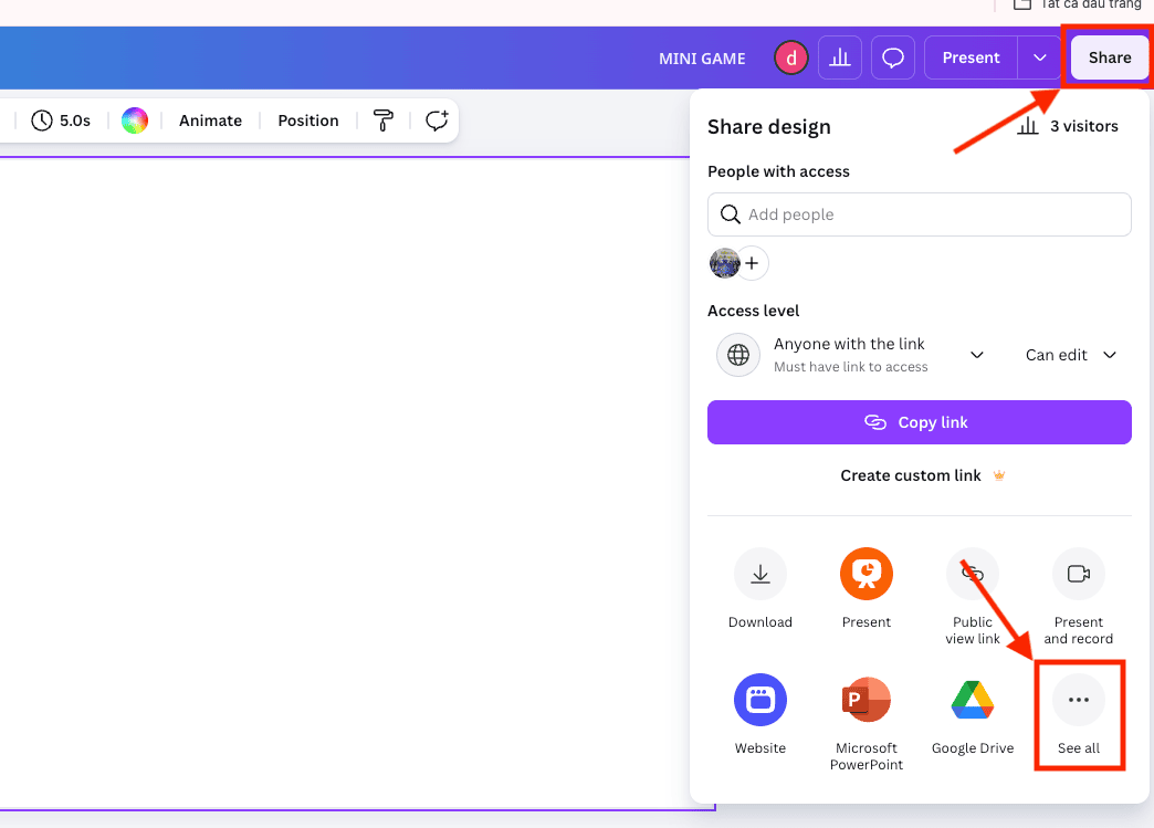 Cách tải Canva về PowerPoint giữ nguyên định dạng