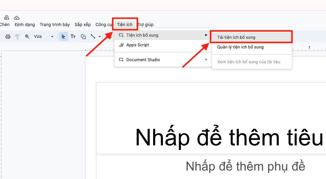 Tạo slide bằng ChatGPT với tiện ích Plus AI