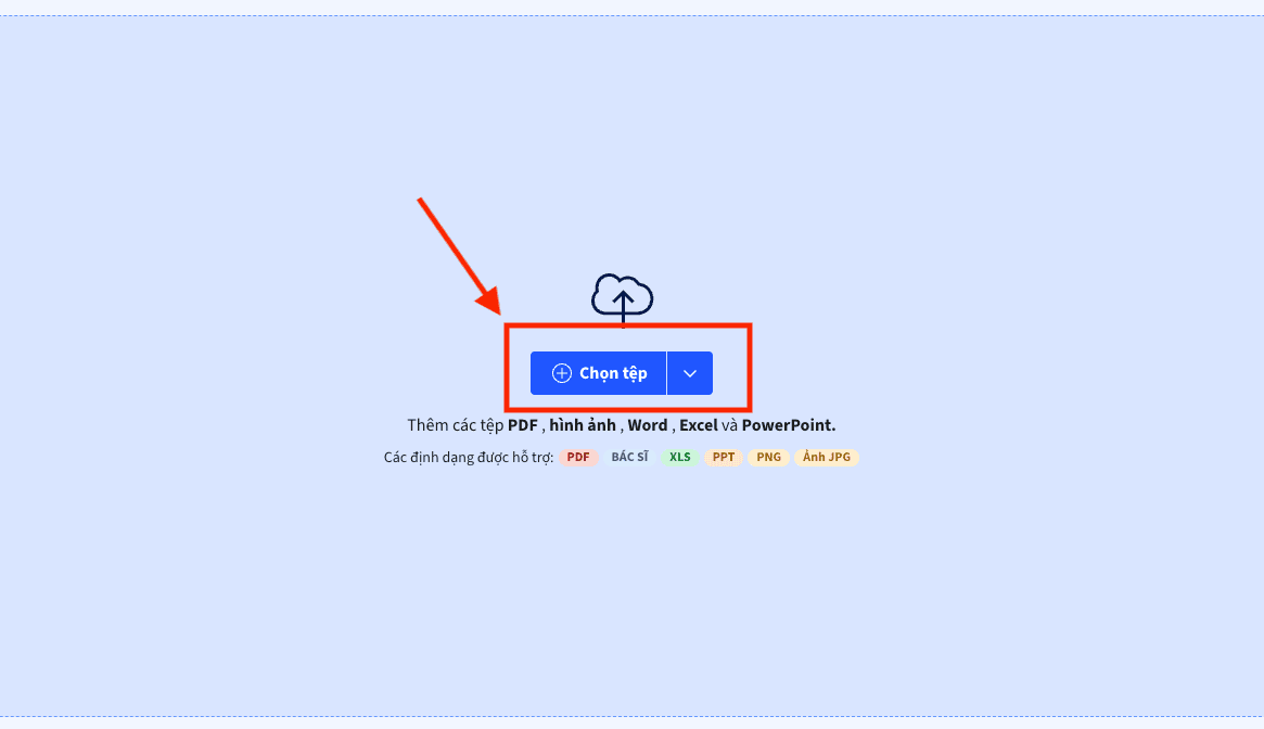 Sử dụng các website chuyên dụng (SmallPDF, ILovePDF)