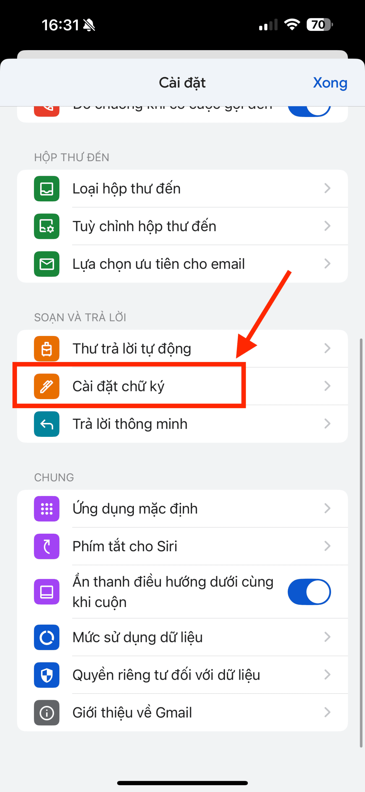 Cách tạo chữ ký trên Gmail thông qua điện thoại (iOS & Android)