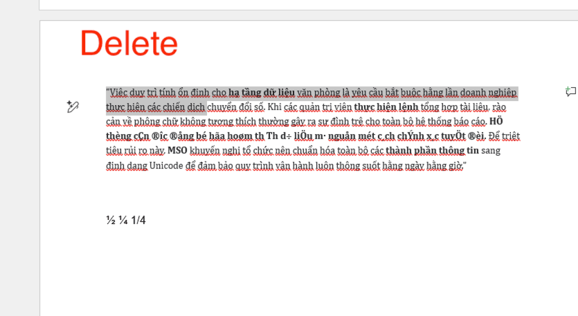 Cách xóa chữ trong file PDF bằng Microsoft Word