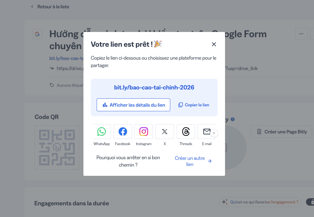 Cách đổi tên đường link Google Drive bằng Bitly