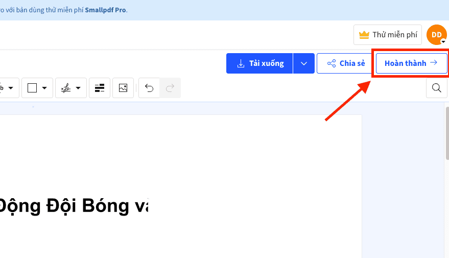 Sử dụng Smallpdf để dọn dẹp văn bản thần tốc