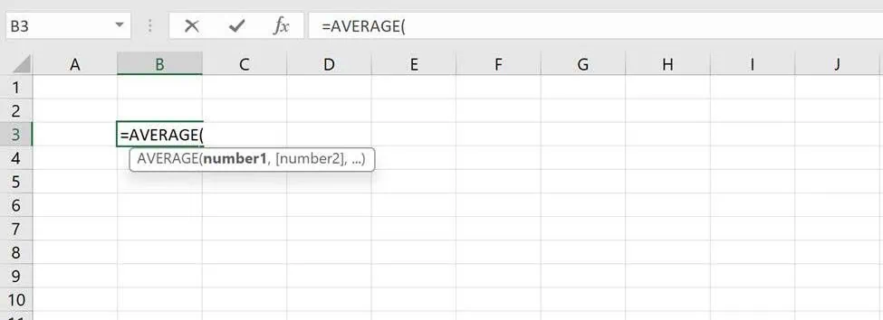 Hàm AVERAGE trong Excel là gì?