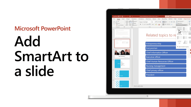 SmartArt trong PowerPoint là gì?