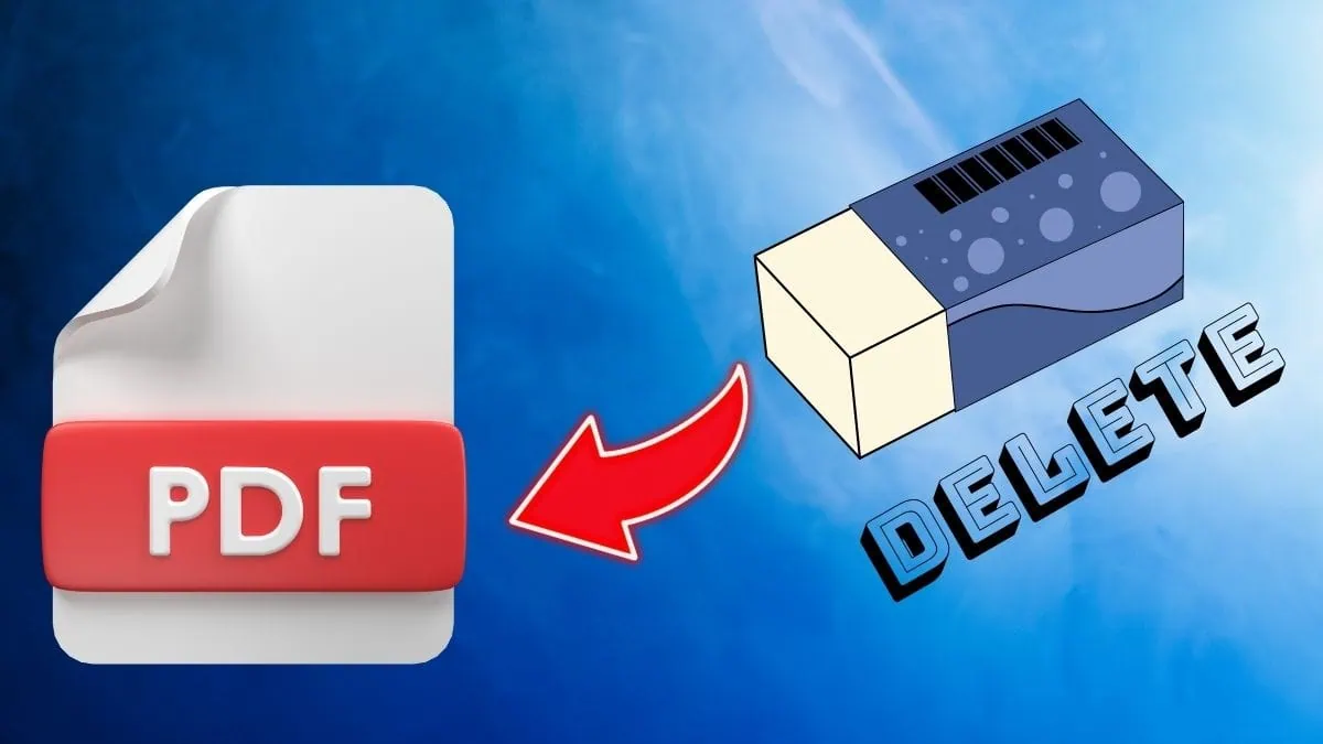 Tại sao việc thực hiện cách xóa chữ trong file PDF lại khó khăn?