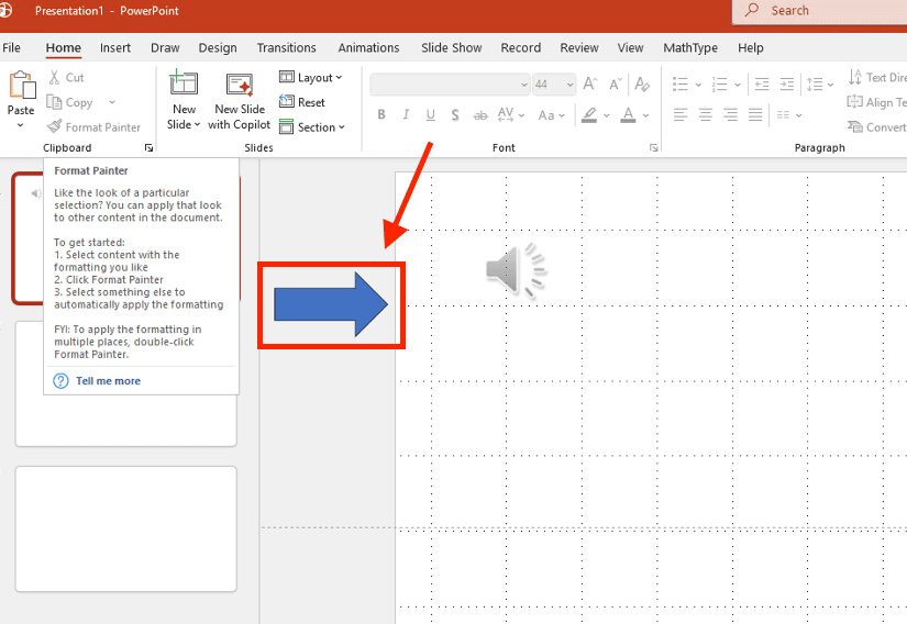 Chèn tiếng vỗ tay trong PowerPoint khi click vào vật thể