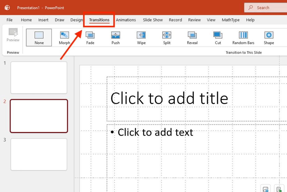 Cách chèn tiếng vỗ tay trong PowerPoint bằng hiệu ứng chuyển trang (Transitions)