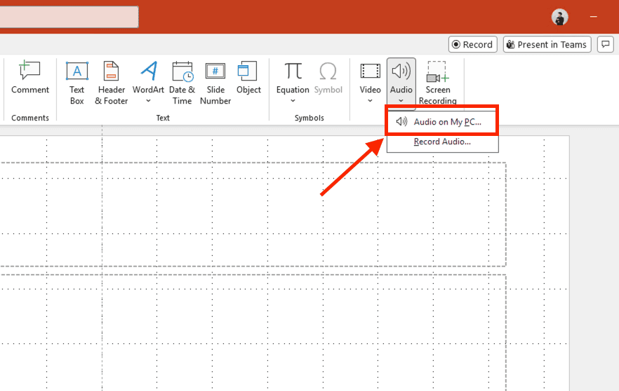 Chèn tiếng vỗ tay trong PowerPoint bằng tệp âm thanh rời