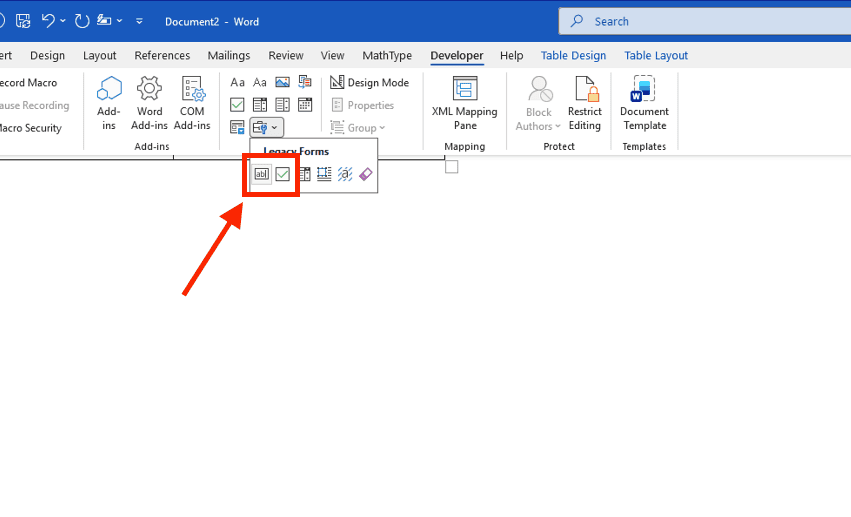 Cách tạo form điền thông tin trong Word 2010 hiệu quả