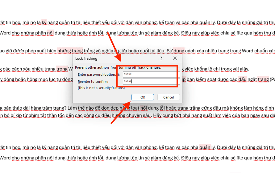 Kỹ thuật khóa tính năng theo dõi (Lock Tracking) bảo mật