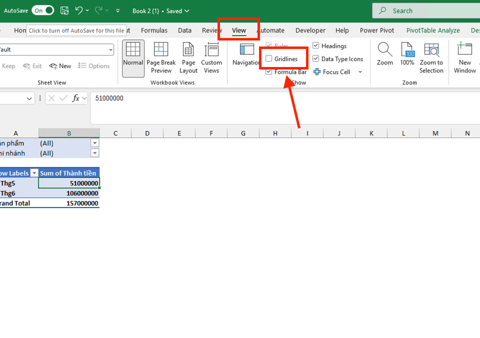 Cách làm báo cáo doanh thu bằng Excel